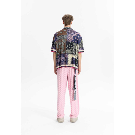 MWM Unisex πουκάμισο Oversized Silk Bandana Shirt